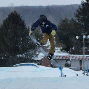parker snowboarding